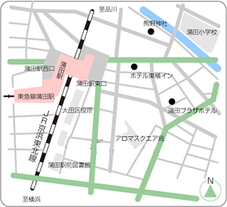 アクセスマップ見本